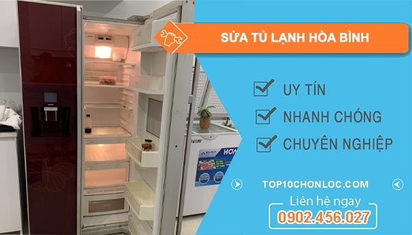 sửa tủ lạnh tại hòa bình