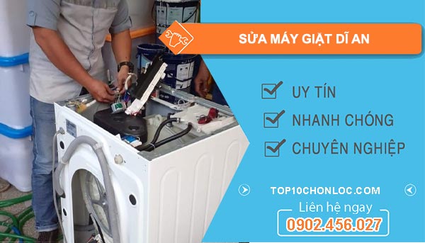 Thợ sửa máy giặt Dĩ An